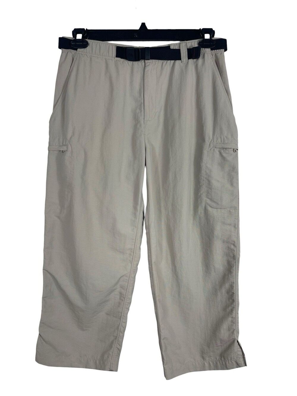 The North Face Women’s Hiking Cargo Capri Beige Nylon Trail Outdoor Pants L